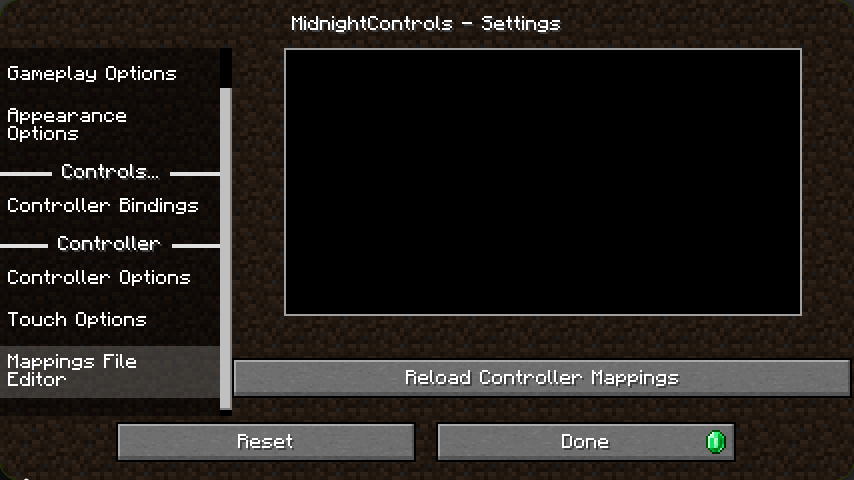 Mapping Editor Screenshot